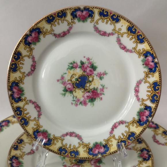 Vintage Limoges France Set of Three Replacement Dinnerware 2 Small & 1 Large - Picture 2 of 4